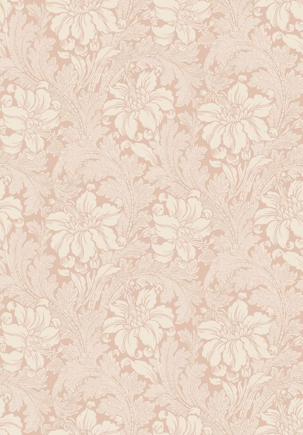 Pink wallpaper, flowers, 2009, Icons, Borastapeter