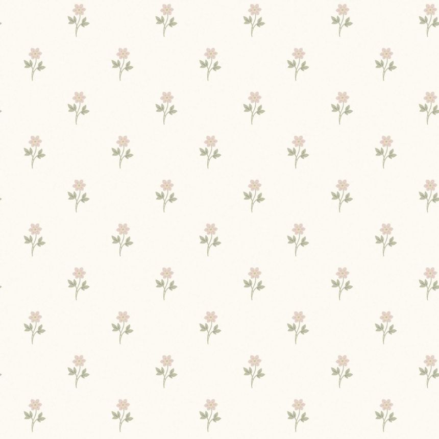 Wallpaper, cream, flowers, 6973, Osterlen, Borastapeter
