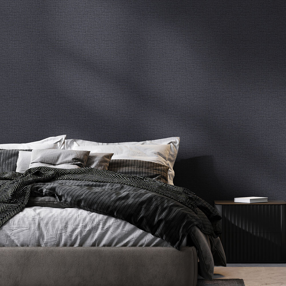 Wallpaper, blue, fabric imitation, 128030, Refine, Graham Brown Boutique