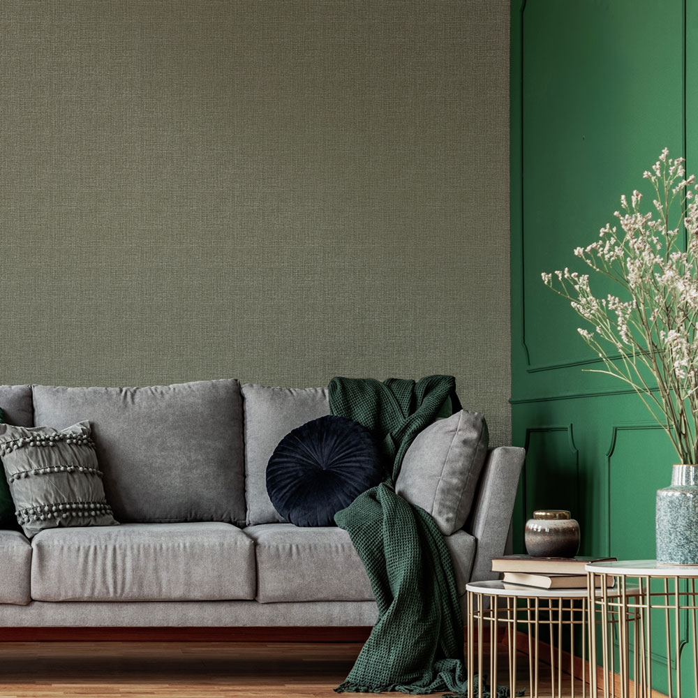 Wallpaper, grey, fabric imitation, 128033, Refine, Graham Brown Boutique