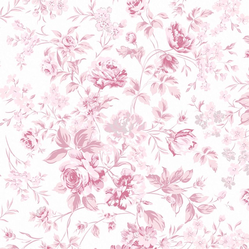 Wallpaper, pink, flowers, 125110, Shabby Chic by Rachel Ashwell