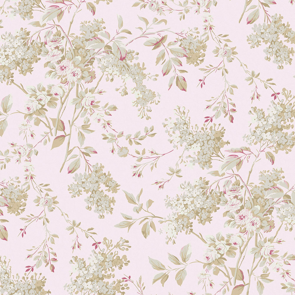Wallpaper, pink, flowers, 125124, Shabby Chic by Rachel Ashwell