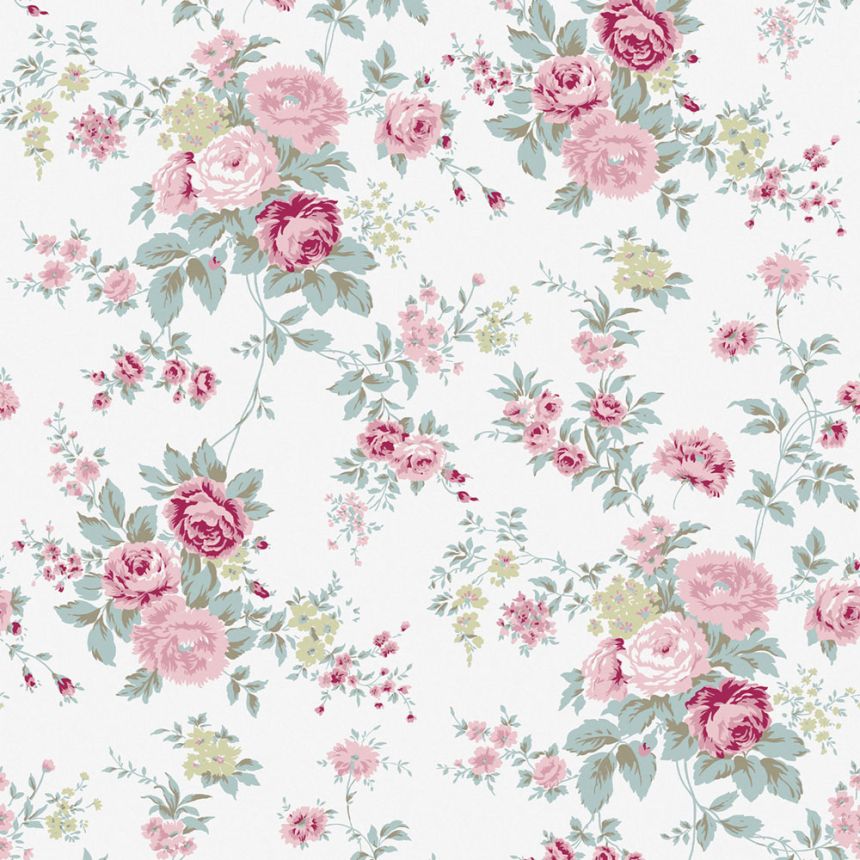 Wallpaper, flowers, 125130, Shabby Chic by Rachel Ashwell