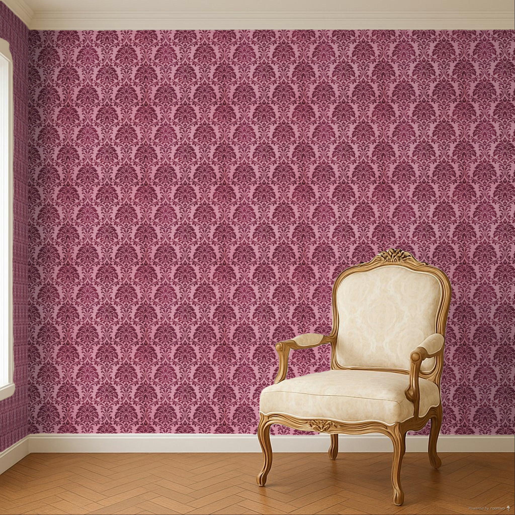 Paper wallpaper, chateau pattern, 1730002, Old Friends II, Vavex