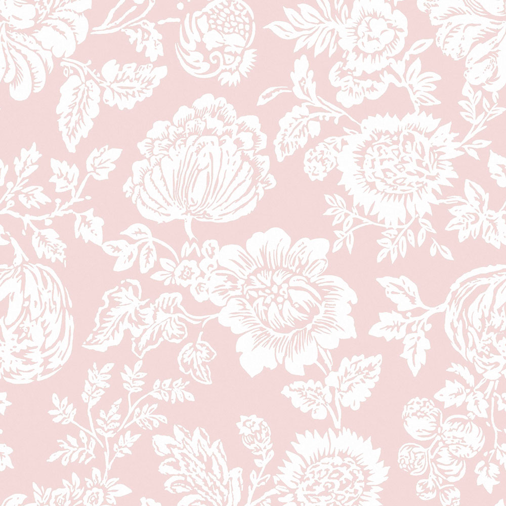 Wallpaper, pink, flowers, 125140, Shabby Chic by Rachel Ashwell