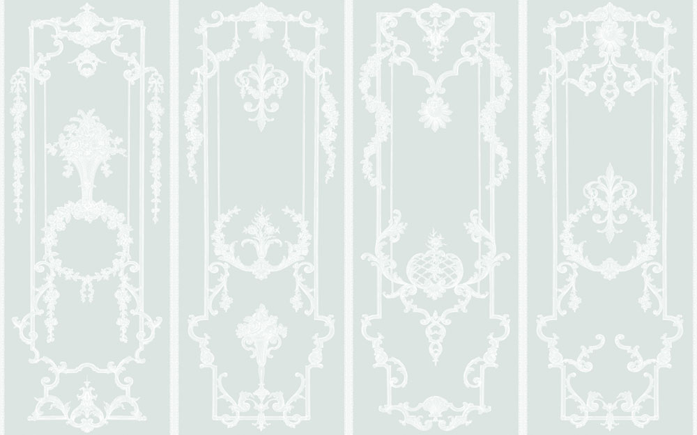 Wallpaper, classic, ornaments, 127528FXST, Shabby Chic by Rachel Ashwell