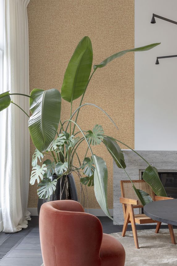 Wallpaper, brown-red, fabric imitation, PW1112, Precious Weaves, Grandeco