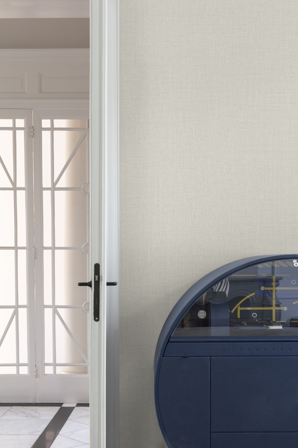 Wallpaper, beige, fabric imitation, PW1202, Precious Weaves, Grandeco