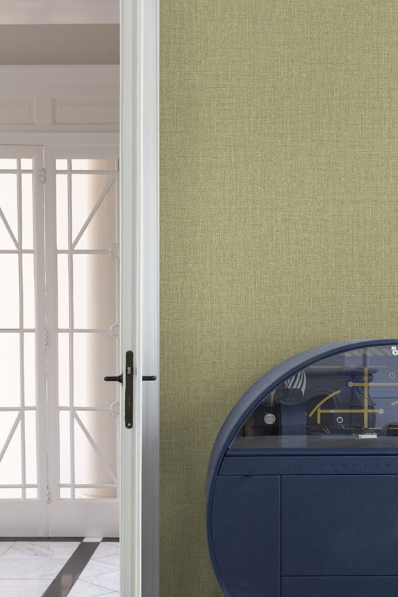 Wallpaper, green, fabric imitation, PW1210, Precious Weaves, Grandeco