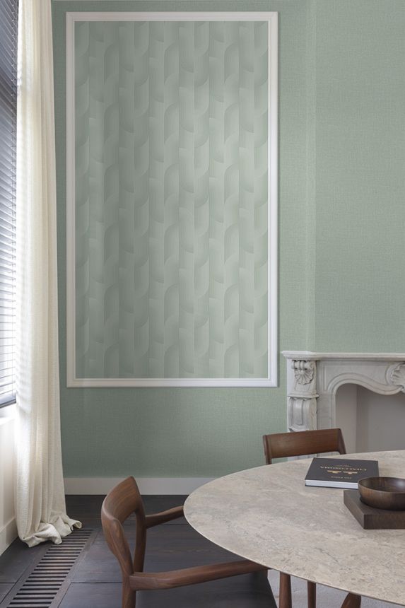 Wallpaper, green, geometric, PW3106, Precious Weaves, Grandeco