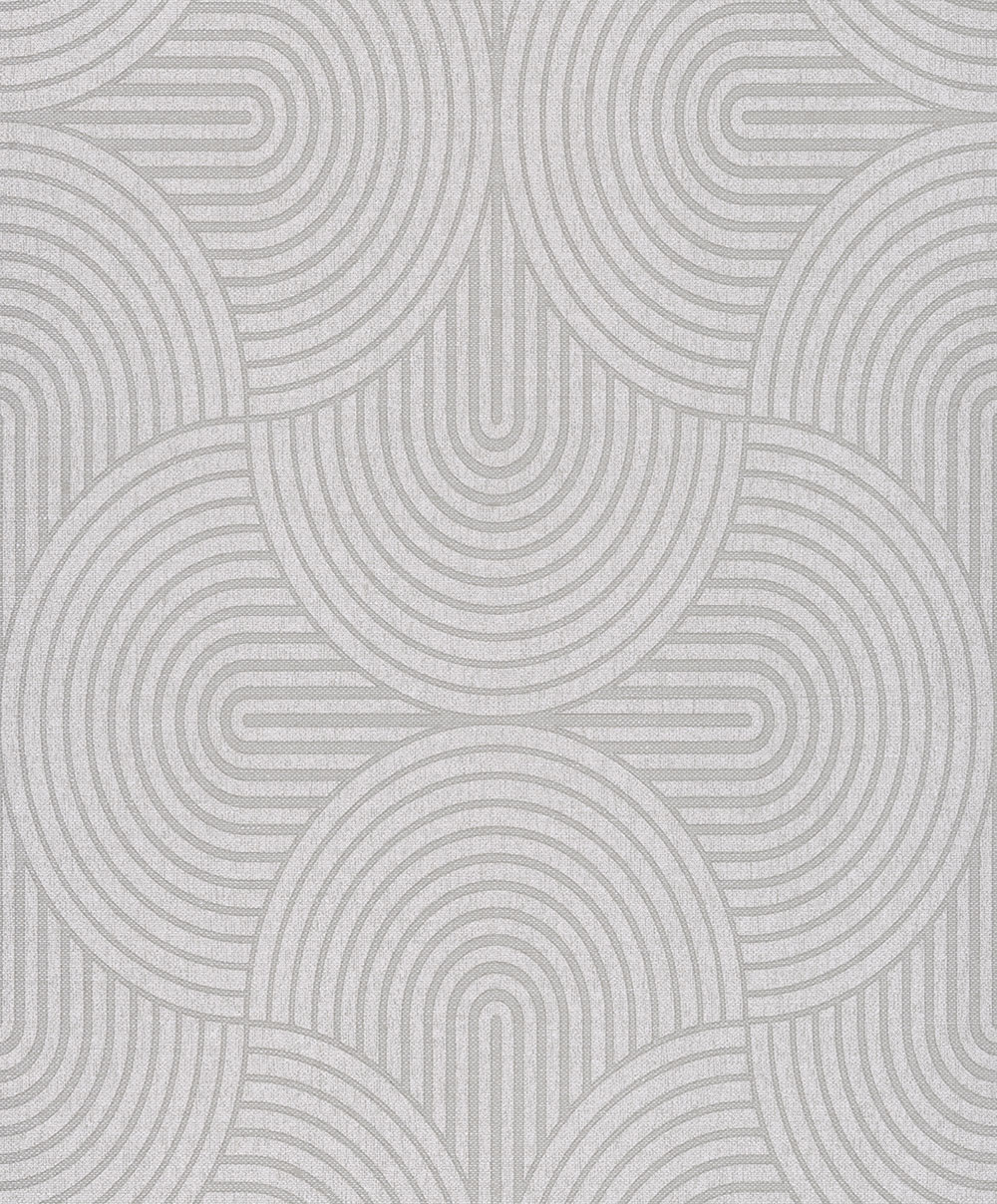 Wallpaper, grey and silver, graphic, Art Deco, EAR604, The Texture Book, Masureel