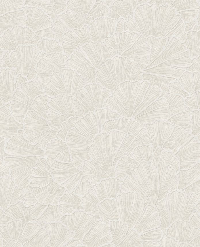 Wallpaper, cream, ginkgo leaves, 350520, Riviera Maison, Eijffinger