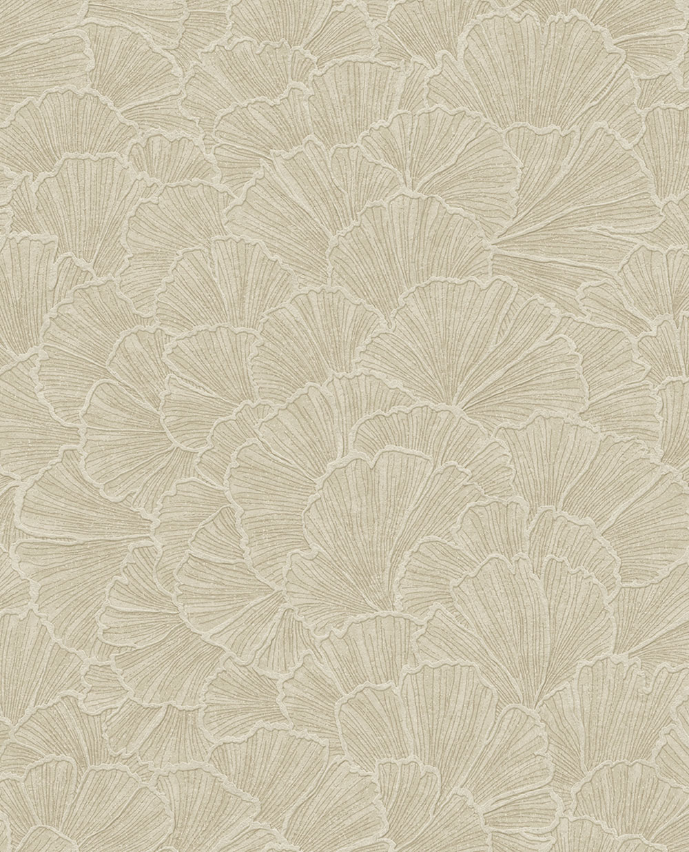 Wallpaper, beige, ginkgo leaves, 350522, Riviera Maison, Eijffinger