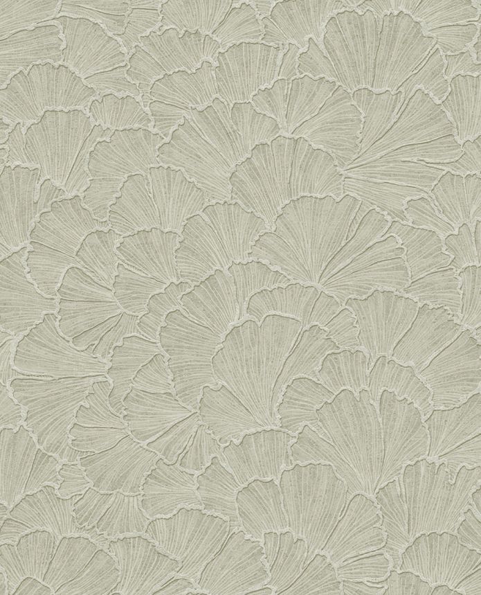 Wallpaper, green, ginkgo leaves, 350523, Riviera Maison, Eijffinger