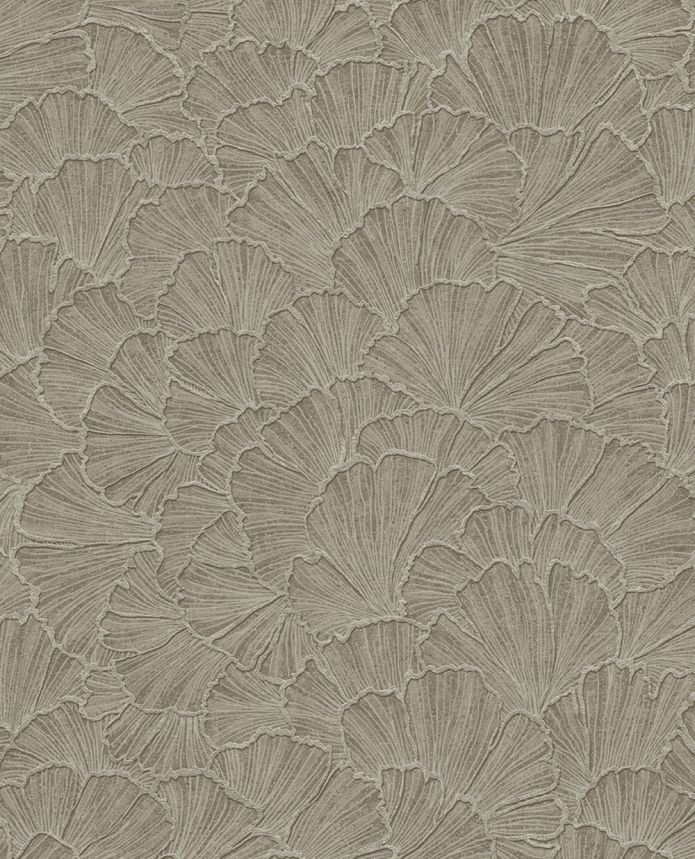 Wallpaper, brown, ginkgo leaves, 350525, Riviera Maison, Eijffinger