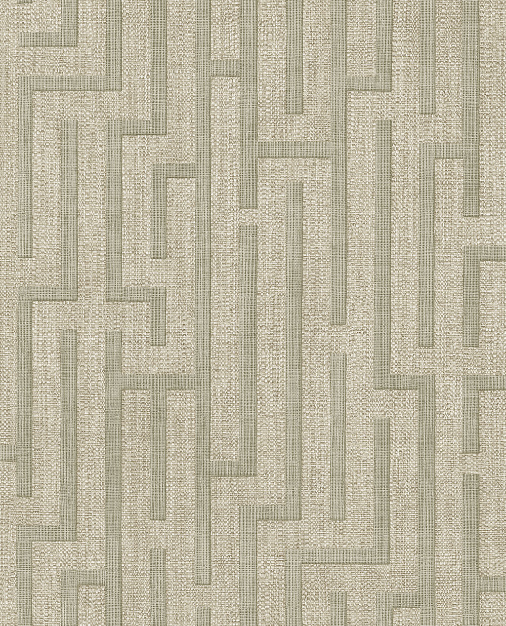 Wallpaper, grey-beige-green, fabric imitation, 350532, Riviera Maison, Eijffinger