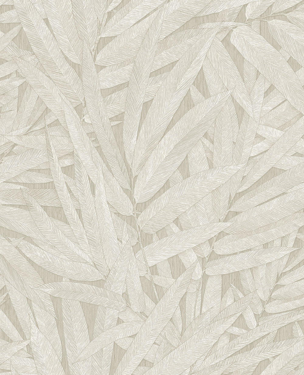 Wallpaper, cream-beige, leaves, 350540, Riviera Maison, Eijffinger