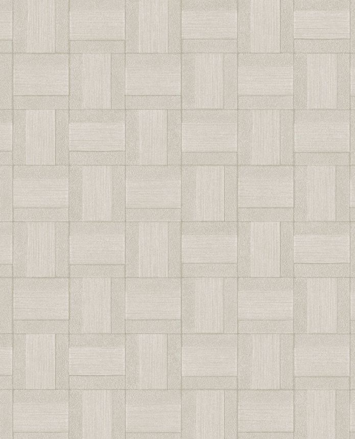 Wallpaper, grey-beige, panel imitation, 350561, Riviera Maison, Eijffinger