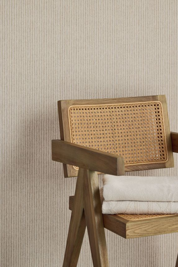 Wallpaper, grey, natural mat imitation, 350577, Riviera Maison, Eijffinger