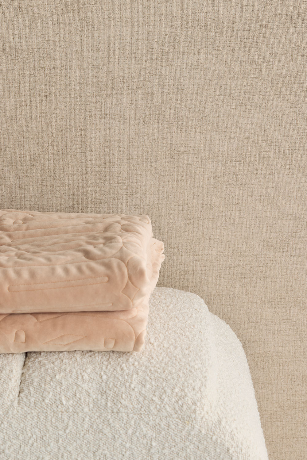 Wallpaper, brown-beige, fabric imitation, 350594, Riviera Maison, Eijffinger