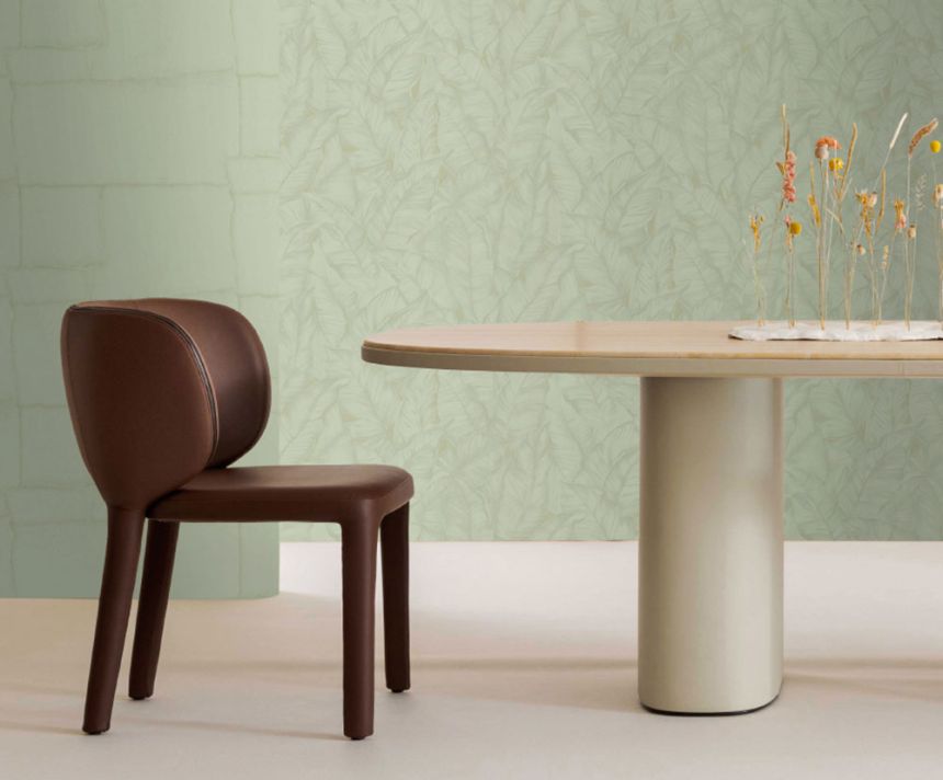 Luxury wallpaper, green, leaves, Z30309, Casa 8, Trussardi