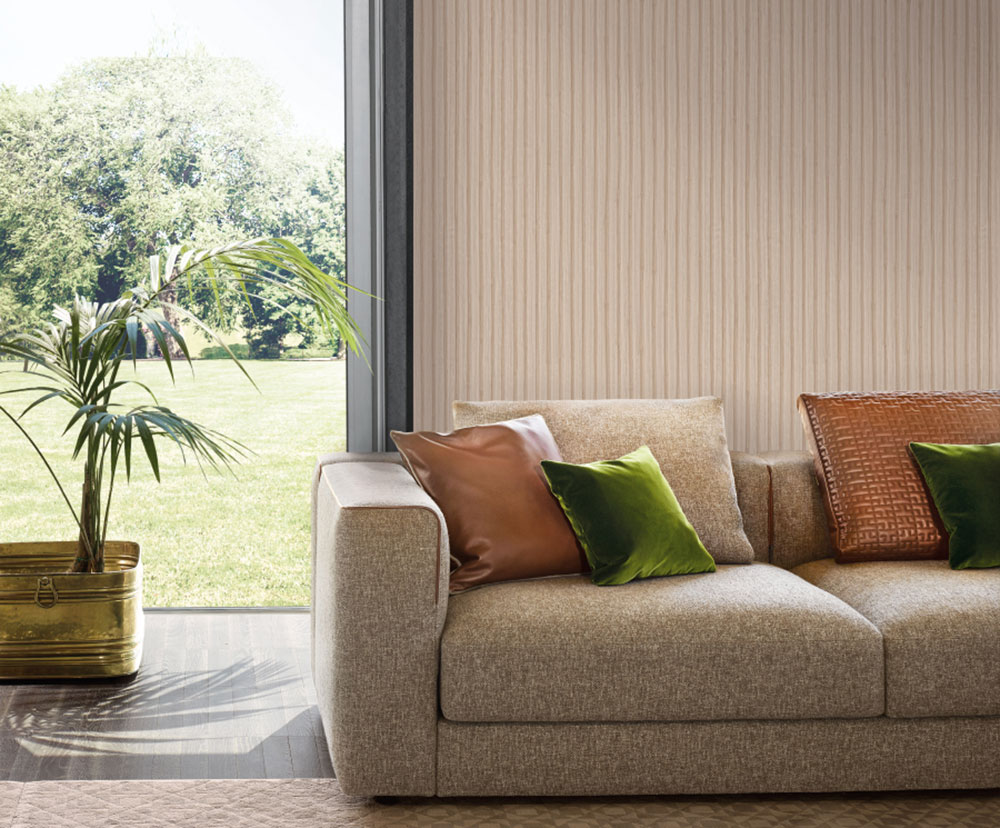 Luxury wallpaper, beige, stripes, Z30337, Casa 8, Trussardi