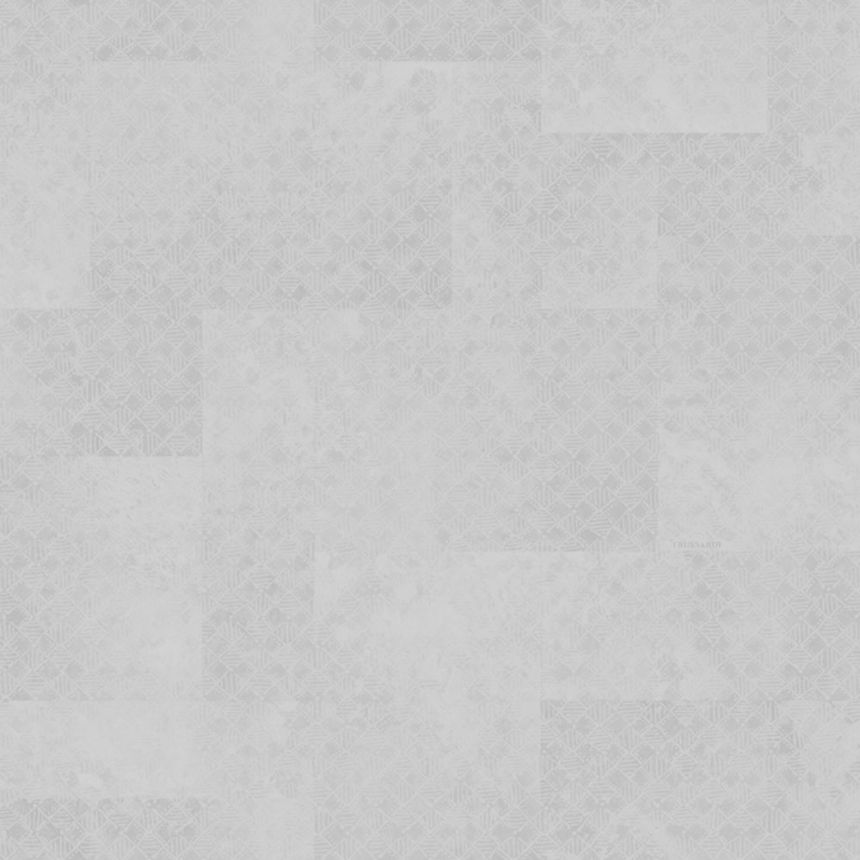 Luxury geometric wallpaper, grey, Z30340, Casa 8, Trussardi