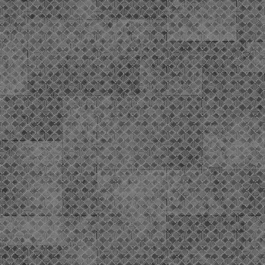 Luxury geometric wallpaper, black, Z30341, Casa 8, Trussardi
