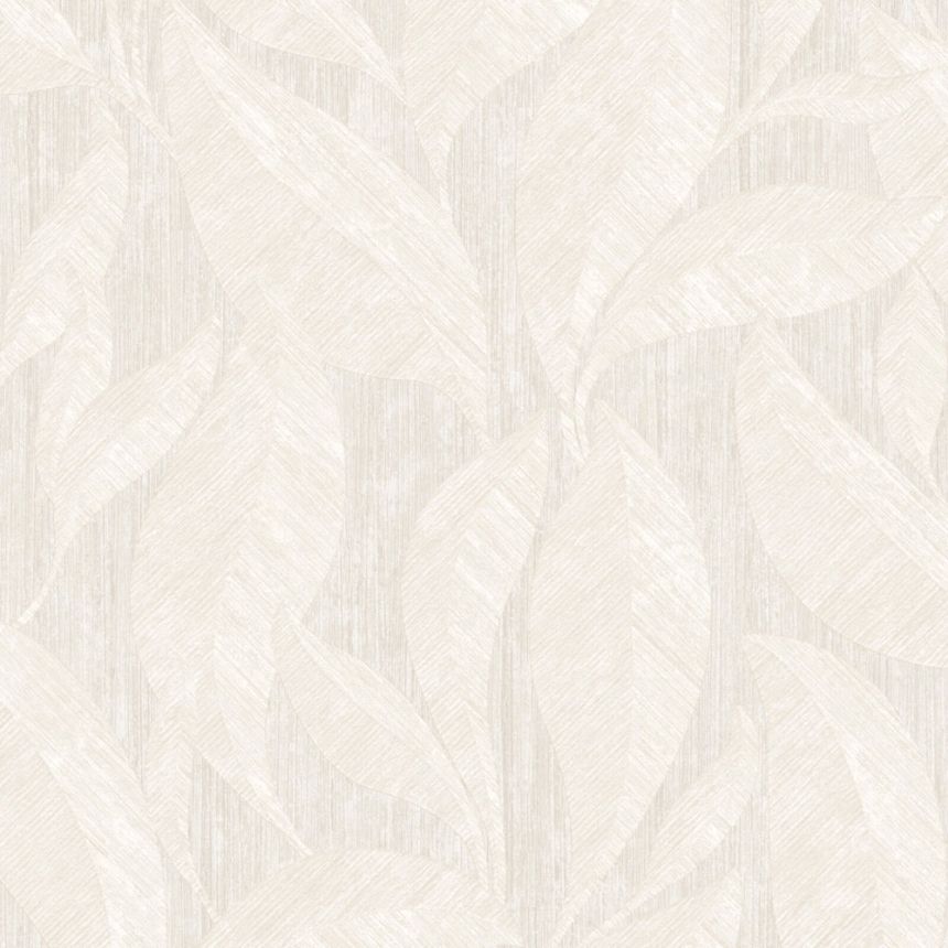 Luxury wallpaper, white-grey, leaves, Z20114, Casa Chic, Zambaiti Parati