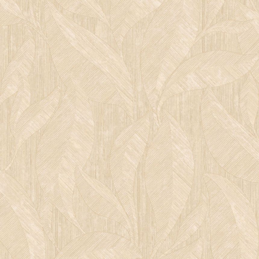 Luxury wallpaper, beige, leaves, Z20119, Casa Chic, Zambaiti Parati