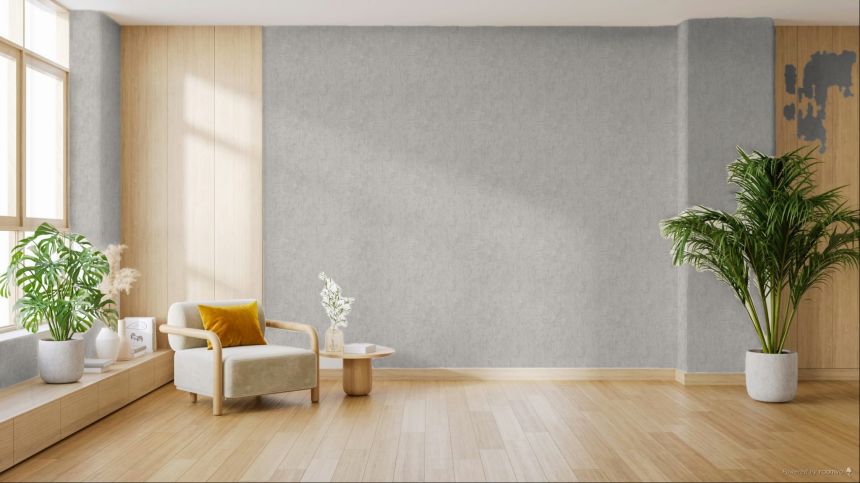 Luxury wallpaper, grey, concrete, stucco, Z20127, Casa Chic, Zambaiti Parati