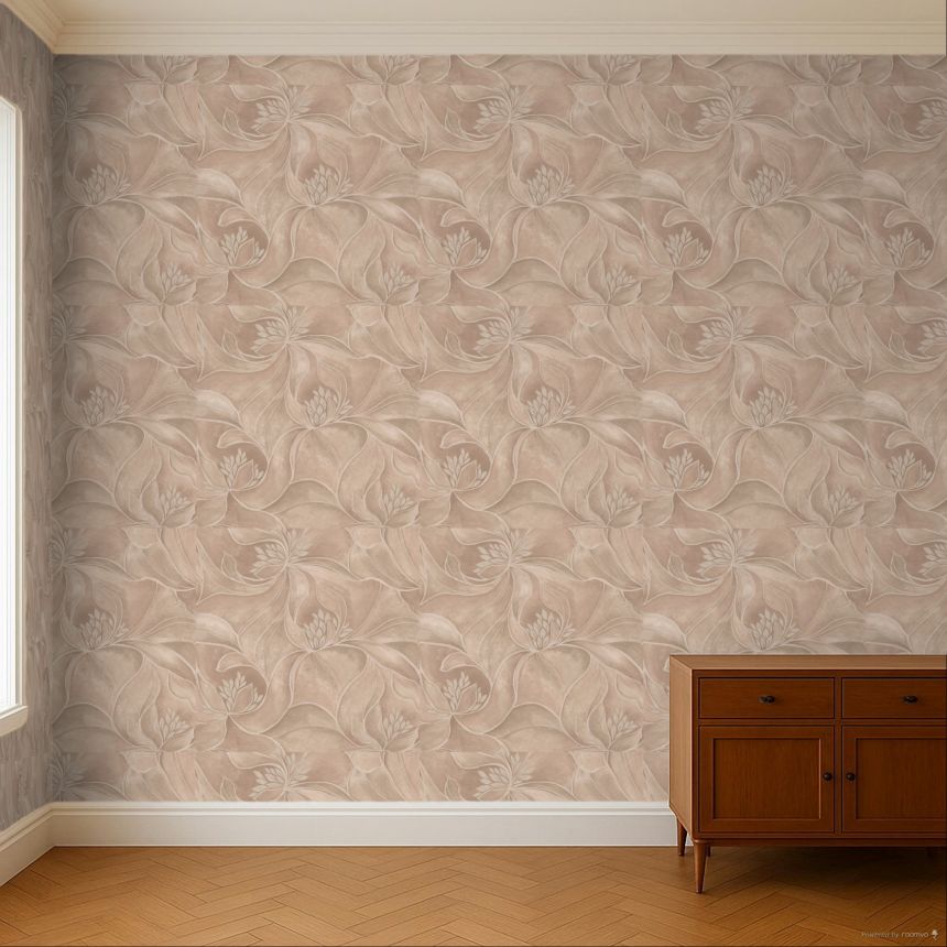 Luxury wallpaper, pink, flowers, Z20130, Casa Chic, Zambaiti Parati
