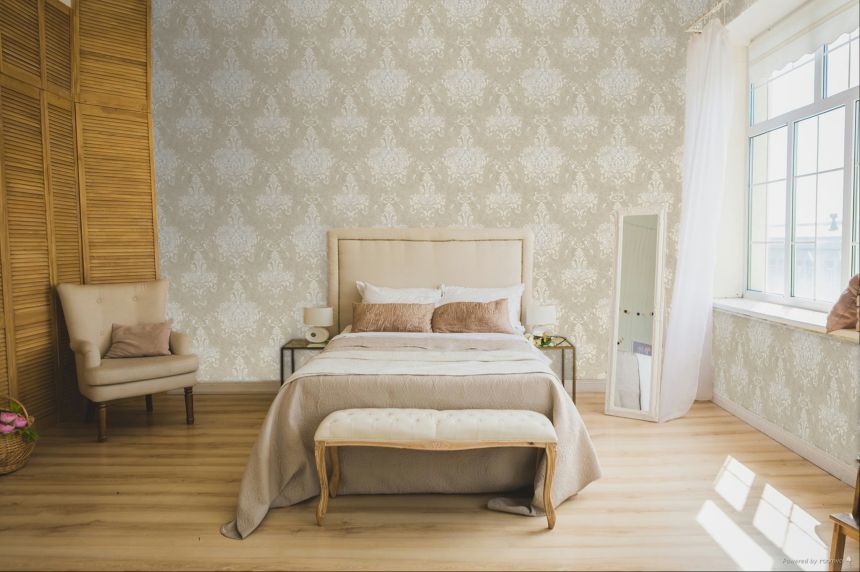 Luxury baroque wallpaper, beige, Z20134, Casa Chic, Zambaiti Parati