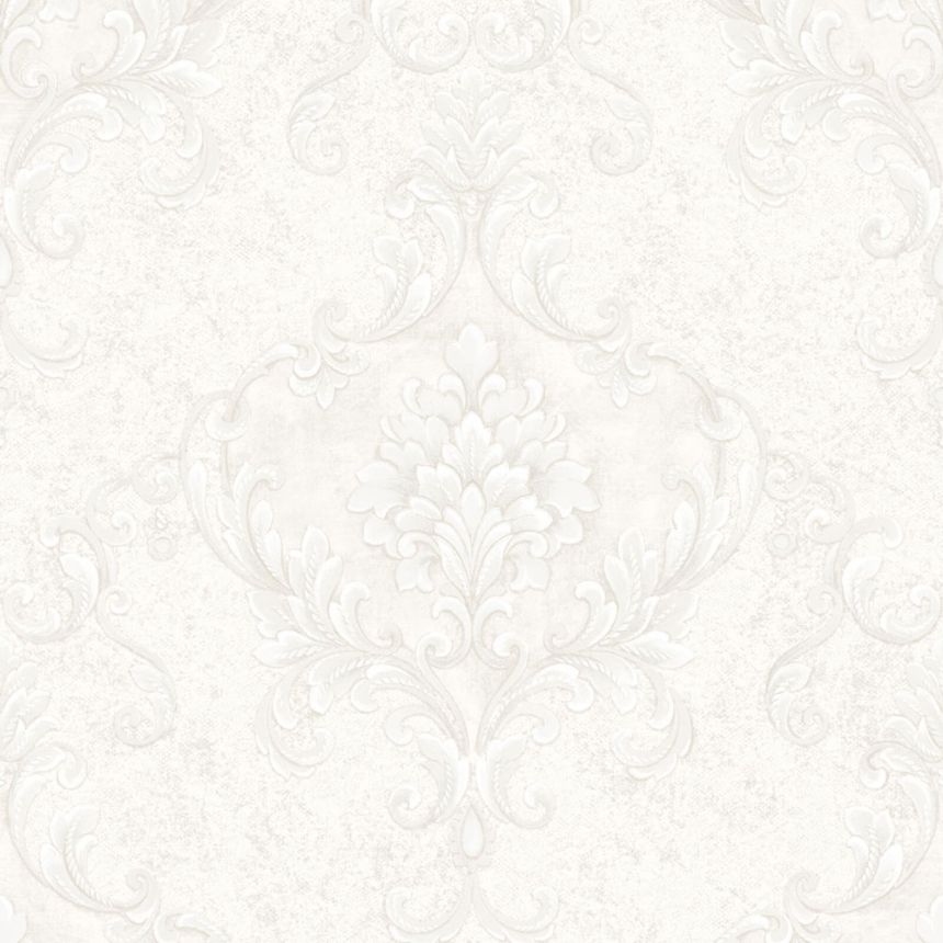 Luxury baroque wallpaper, white, Z20136, Casa Chic, Zambaiti Parati