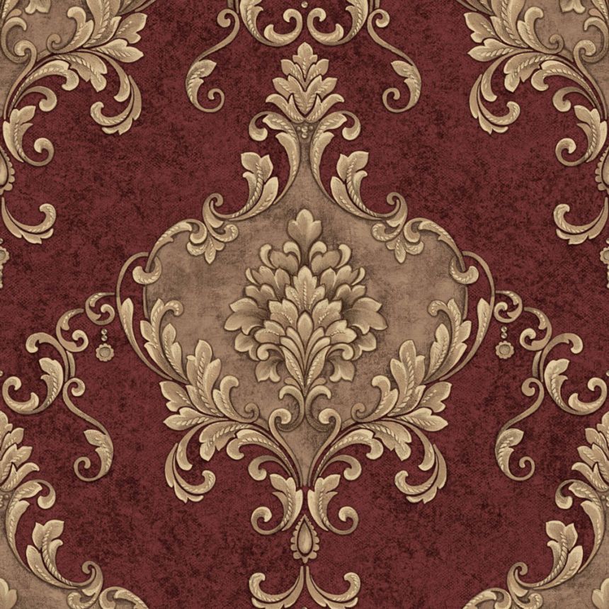 Luxury baroque wallpaper, red-gold, Z20140, Casa Chic, Zambaiti Parati