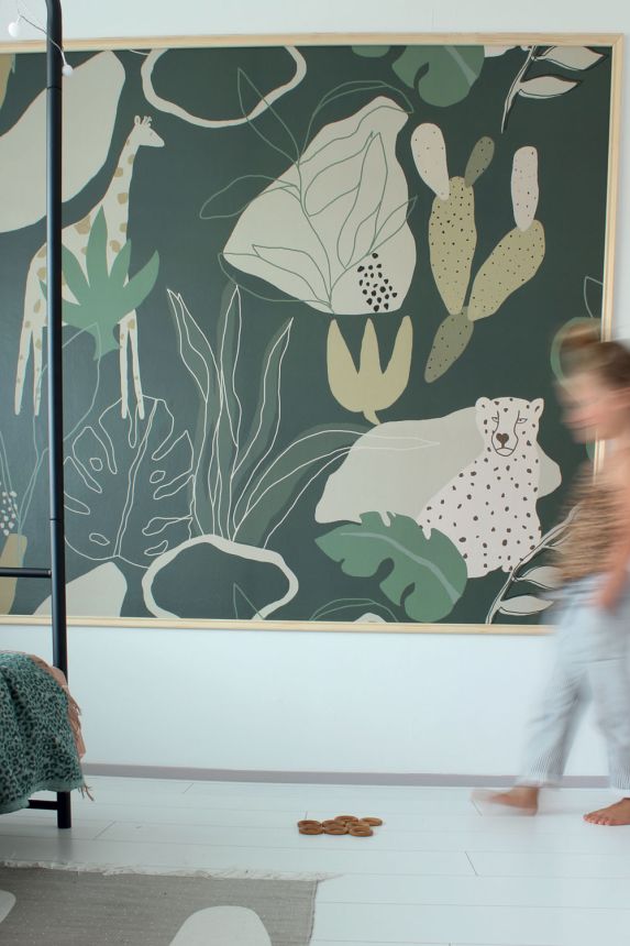 Children’s wallpaper mural, Safari, RB248, Daydreamers, Grandeco