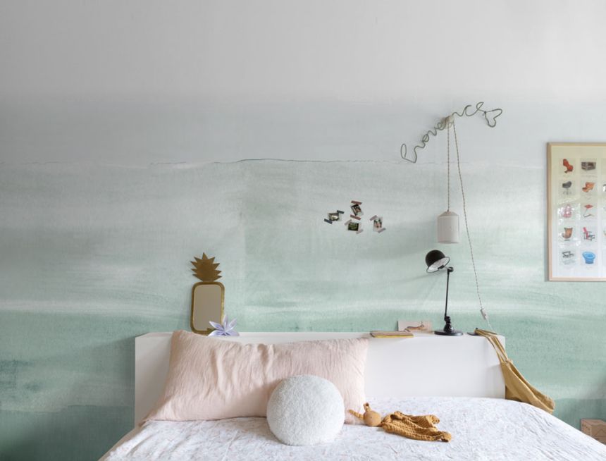 Wallpaper mural, green, Layered, RB252, Daydreamers, Grandeco