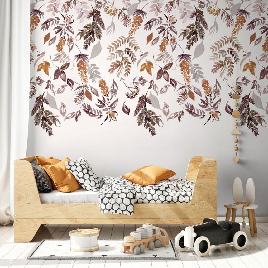 Wallpaper mural, branches, leaves, RB278, Daydreamers, Grandeco