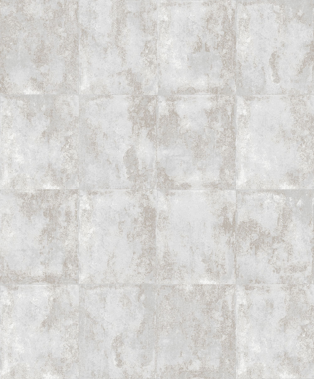 Wallpaper, grey and cream, concrete, tiles, ORB401, The Texture Book, Masureel