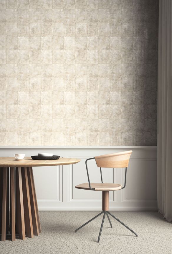 Wallpaper, brown and black, concrete, tiles, ORB402, The Texture Book, Masureel