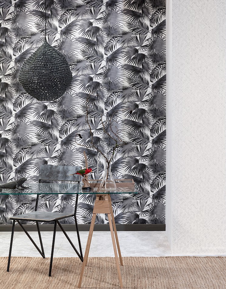 Wallpaper, grey, matting imitation, WIL301, The Texture Book, Masureel