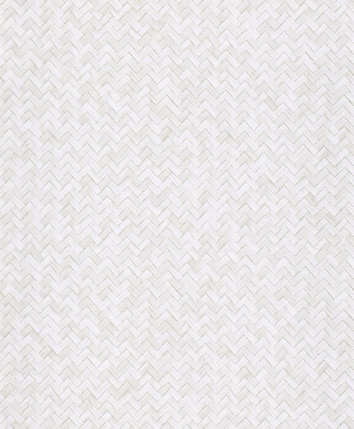 Wallpaper, white and cream, matting imitation, WIL303, The Texture Book, Masureel
