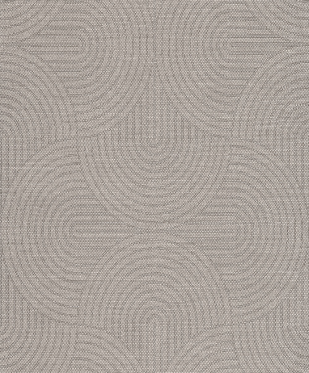 Wallpaper, grey and beige, graphic, Art Deco, EAR606, The Texture Book, Masureel
