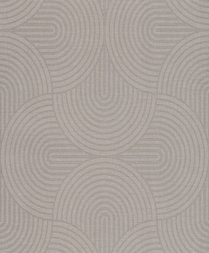Wallpaper, grey and beige, graphic, Art Deco, EAR606, The Texture Book, Masureel