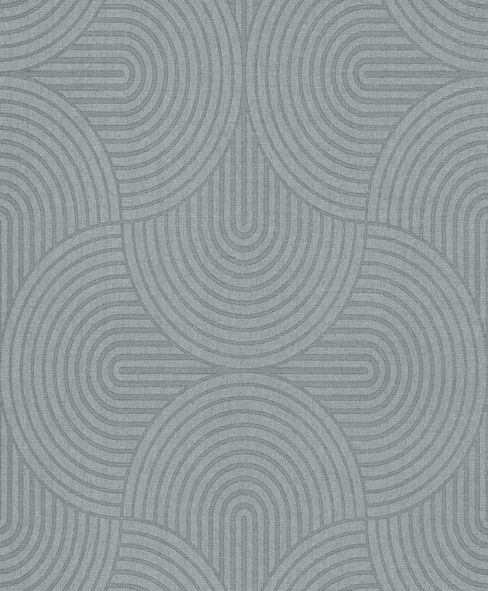 Wallpaper, grey and green, graphic, Art Deco, EAR603, The Texture Book, Masureel