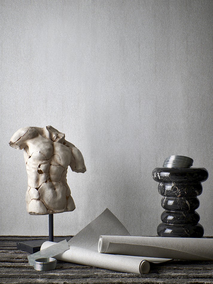 Wallpaper, grey, CAB901, The Texture Book, Masureel