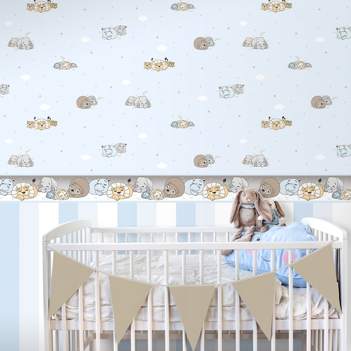 Children's self-adhesive border 591-1, Treboli, Ichwallcoverings