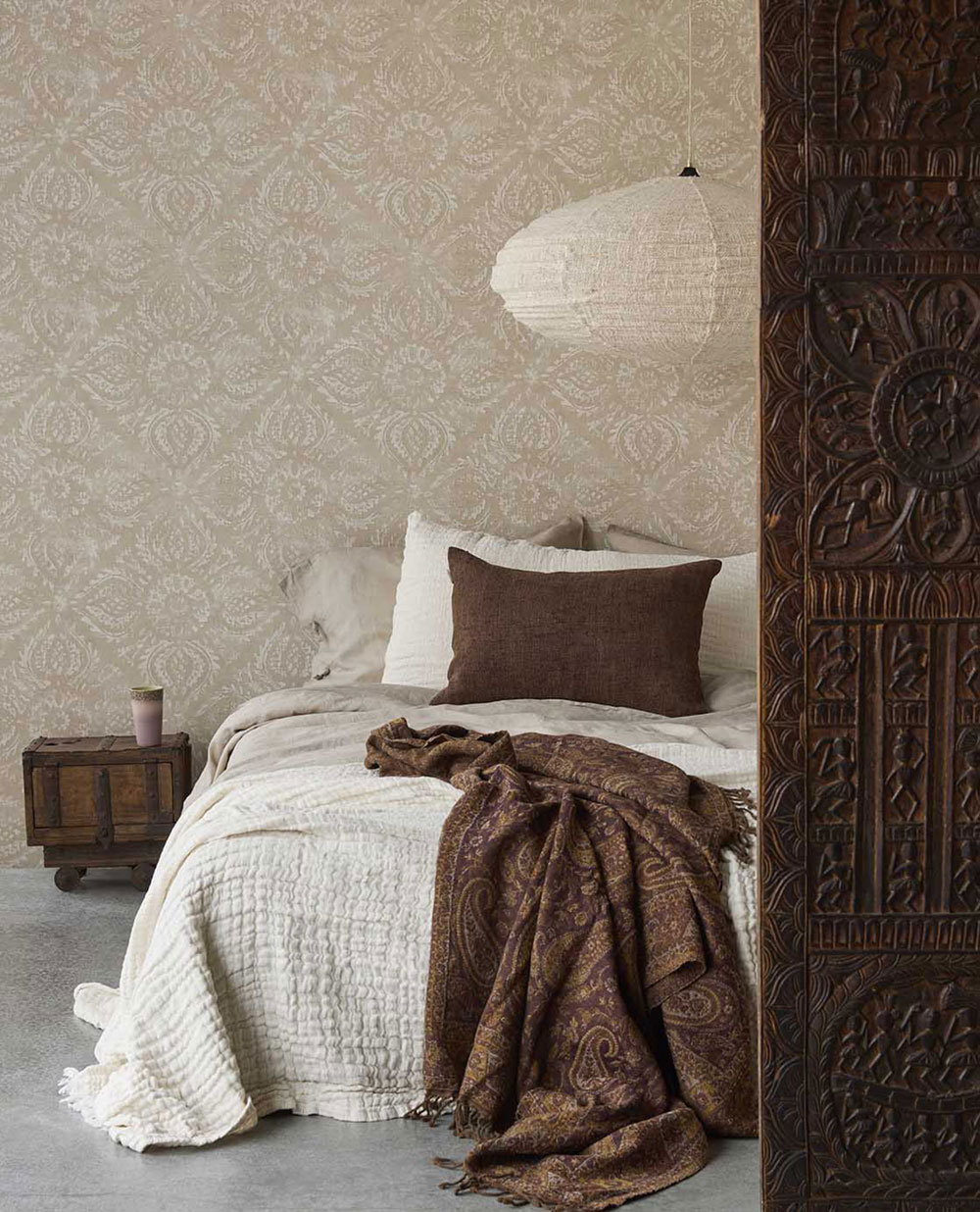 Wallpaper, beige, ornaments, 350620, Amber, Eijffinger