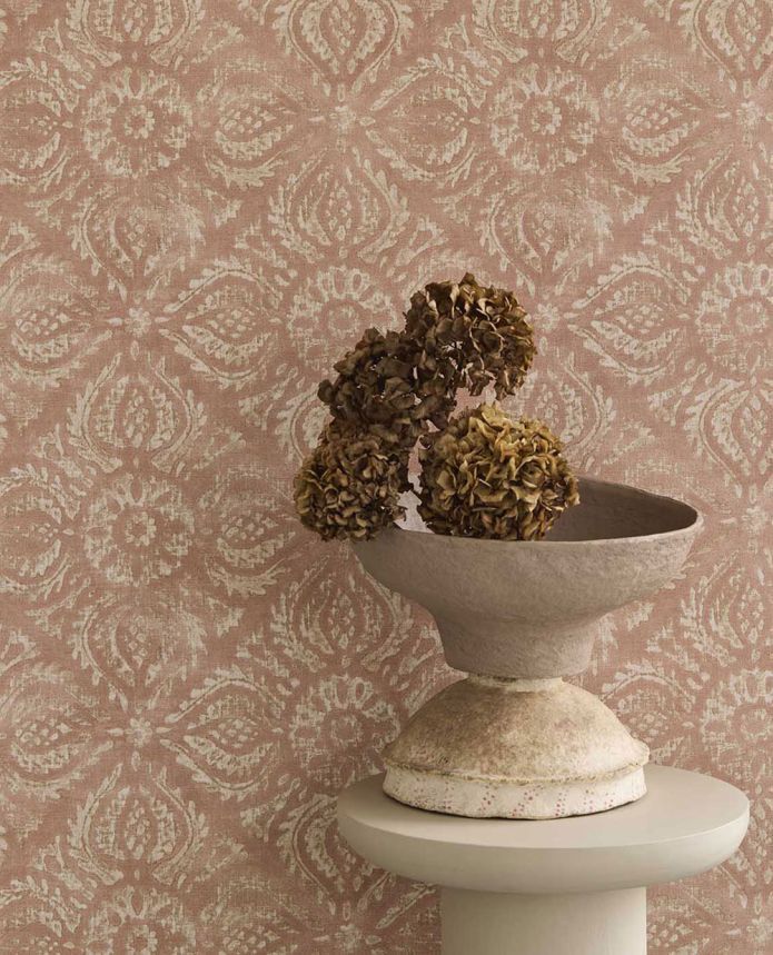 Wallpaper, pink-beige, ornaments, 350622, Amber, Eijffinger