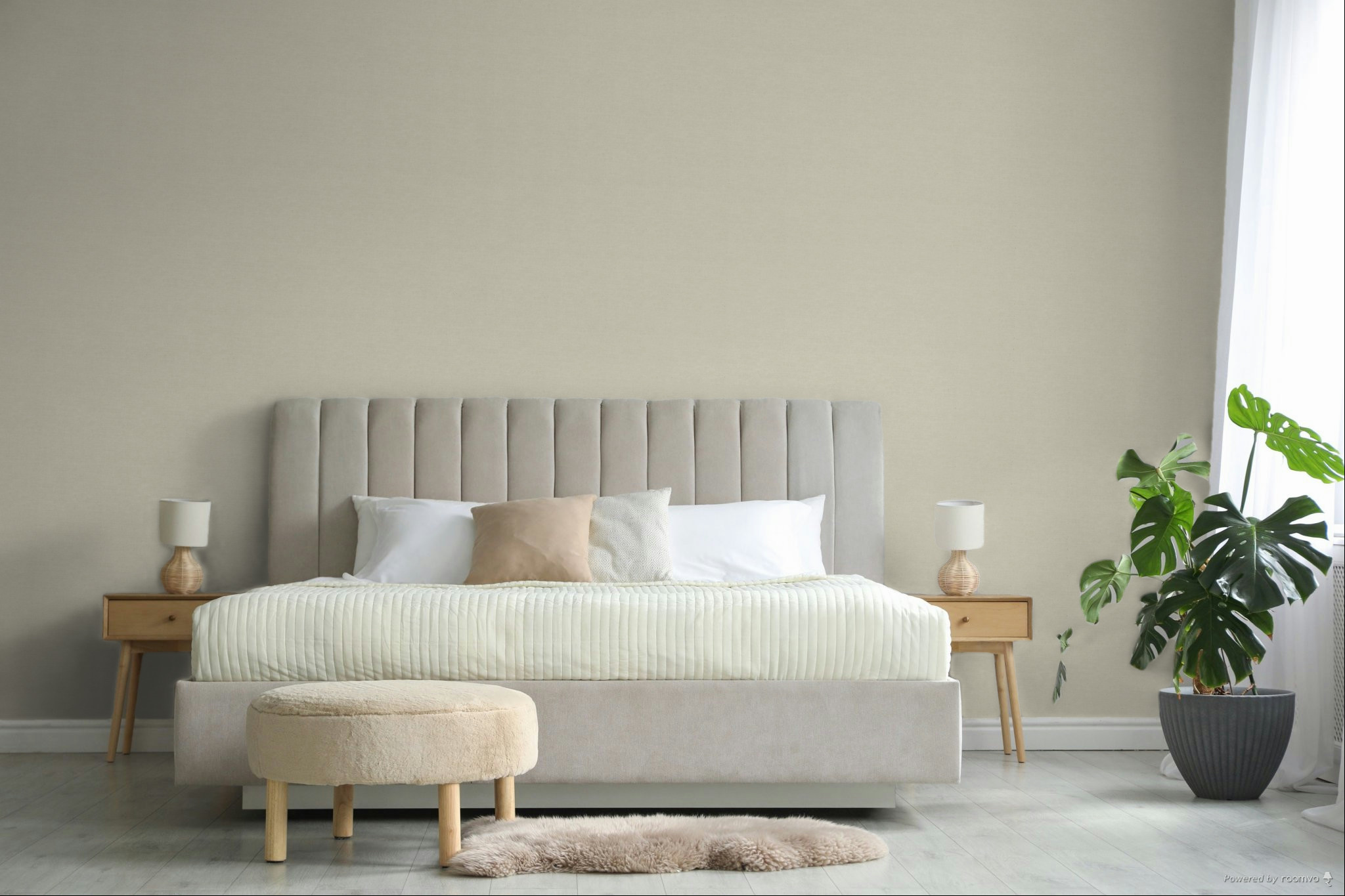 Wallpaper, cream, fabric imitation, 350630, Amber, Eijffinger